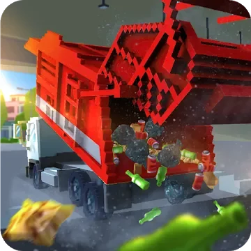 Блочный Мусоровоз SIM PRO