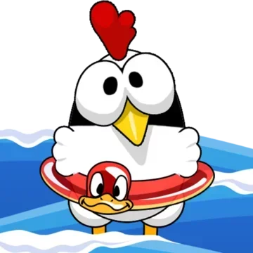 Ninja Chicken Beach
